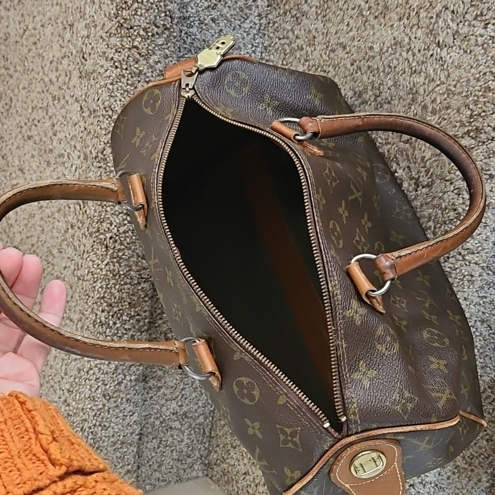Louis Vuitton Brown Monogram Satchel - Picture 13 of 16